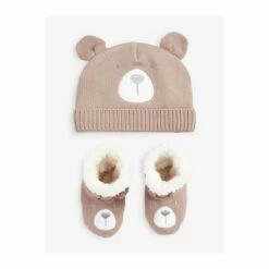 Fat Face FatFace Baby Crew Neutral Hat And Boots Gift Set