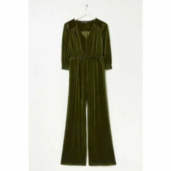 Fat Face FatFace Green Juniper Velvet Jumpsuit 3 Fat Face FatFace Green Juniper Velvet Jumpsuit -FatFaceshop unnamed file 5250