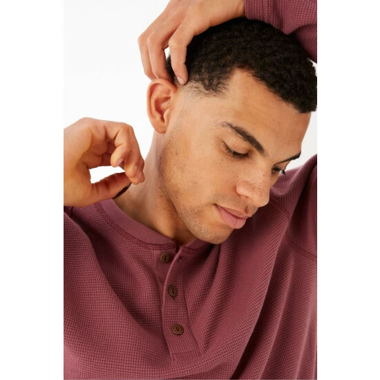 unnamed-file-526.jpg Fat Face FatFace Pink Waffle Henley T-Shirt -FatFaceshop unnamed file 526