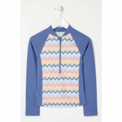 Fat Face FatFace Cream Zig Zag Rashie -FatFaceshop unnamed file 5265