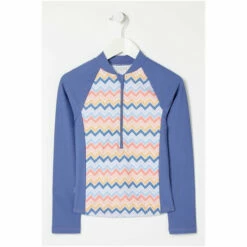 Fat Face FatFace Cream Zig Zag Rashie -FatFaceshop unnamed file 5266