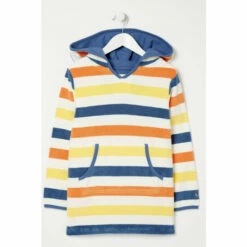 Fat Face FatFace Blue Stripe Beach Buddy Towel