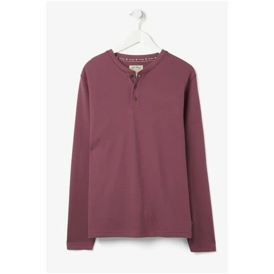 unnamed-file-528.jpg Fat Face FatFace Pink Waffle Henley T-Shirt -FatFaceshop unnamed file 528