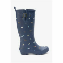 Fat Face FatFace Womens Printed Tall Wellies Navy -FatFaceshop unnamed file 5287