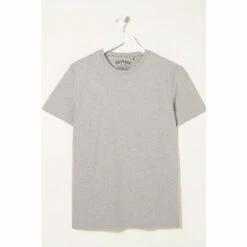 Fat Face FatFace Grey Lulworth Crew T-Shirt -FatFaceshop unnamed file 538