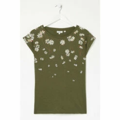 Fat Face FatFace Green Ivy Floating Blossom T-Shirt -FatFaceshop unnamed file 55