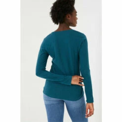 Fat Face FatFace Green Kelly Organic Cotton Top -FatFaceshop unnamed file 575