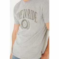 Fat Face FatFace Grey Time To Ride Graphic T-Shirt -FatFaceshop unnamed file 595