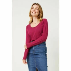 Fat Face FatFace Pink Kelly Scoop Organic T-Shirt