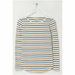 Fat Face FatFace Natural Organic Cotton Multi Breton T-Shirt -FatFaceshop unnamed file 61