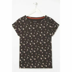 Fat Face FatFace Daisy Pop Black T-Shirt 5 Fat Face FatFace Daisy Pop Black T-Shirt -FatFaceshop unnamed file 611