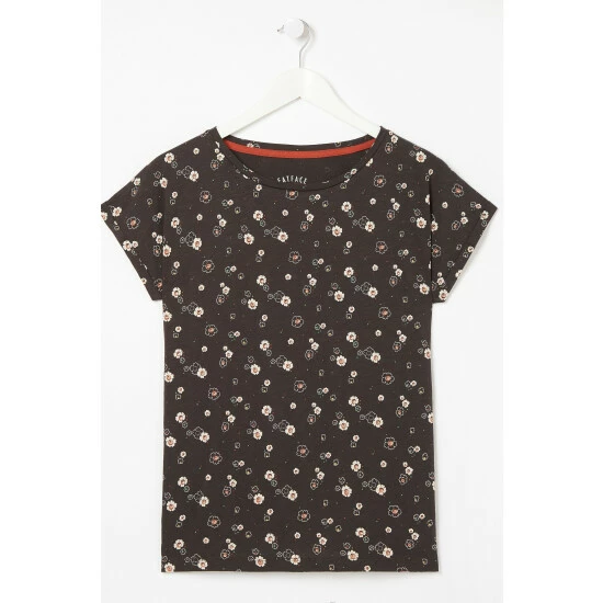 unnamed-file-611.jpg Fat Face FatFace Daisy Pop Black T-Shirt -FatFaceshop unnamed file 611