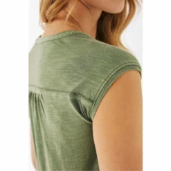 Fat Face Green Iona Crew T-Shirt 4 Fat Face Green Iona Crew T-Shirt -FatFaceshop unnamed file 636