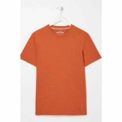 Fat Face FatFace Orange Lulworth Crew T-Shirt -FatFaceshop unnamed file 643