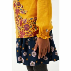 Fat Face FatFace Yellow Deer Floral T-Shirt -FatFaceshop unnamed file 666