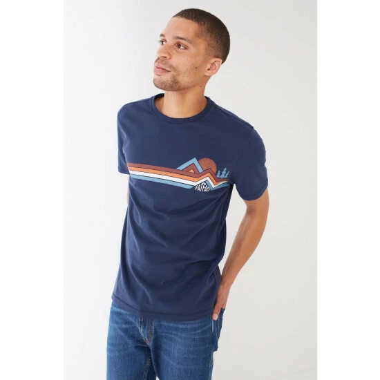 unnamed-file-674.jpg Fat Face FatFace Blue Chest Stripe Graphic T-Shirt -FatFaceshop unnamed file 674