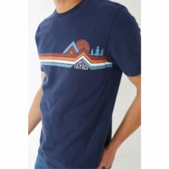 Fat Face FatFace Blue Chest Stripe Graphic T-Shirt 4 Fat Face FatFace Blue Chest Stripe Graphic T-Shirt -FatFaceshop unnamed file 676
