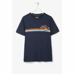 Fat Face FatFace Blue Chest Stripe Graphic T-Shirt 5 Fat Face FatFace Blue Chest Stripe Graphic T-Shirt -FatFaceshop unnamed file 677