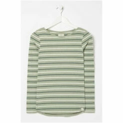 Fat Face FatFace Green Organic Cotton Multi Breton T-Shirt -FatFaceshop unnamed file 71