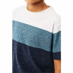 Fat Face FatFace Boys Blue Mini Me Colourblock T-Shirt -FatFaceshop unnamed file 720