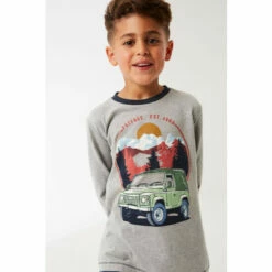 Fat Face FatFace Grey Land Rover Graphic T-Shirt