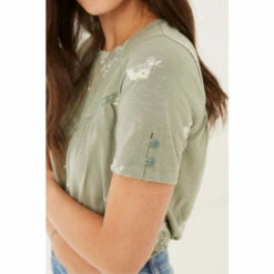 Fat Face FatFace Green Ellis Embroidered Top 5 Fat Face FatFace Green Ellis Embroidered Top -FatFaceshop unnamed file 75