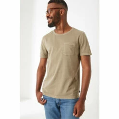 Fat Face FatFace Brown Natural Dye Pocket T-Shirt