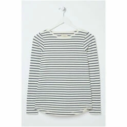 Fat Face Natural Organic Cotton Breton Tee -FatFaceshop unnamed file 773