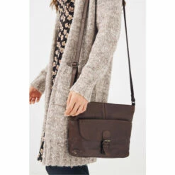 Fat Face FatFace Katie Slouchy Brown Cross-Body Bag -FatFaceshop unnamed file 790