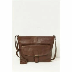 Fat Face FatFace Katie Slouchy Brown Cross-Body Bag -FatFaceshop unnamed file 791