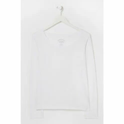 Fat Face FatFace Katie Organic White Cotton Top -FatFaceshop unnamed file 81