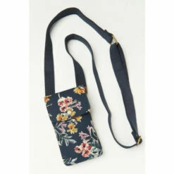 Fat Face FatFace Large Blue Floral Phone Bag