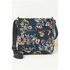 Fat Face FatFace Large Blue Bloom Cross-Body Bag -FatFaceshop unnamed file 859