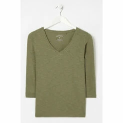 Fat Face FatFace Green Kemi Organic Cotton Top