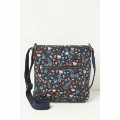 Fat Face FatFace Mini Blue Woodland Print Cross-Body Bag
