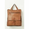 Fat Face Brown Windsor Leather Rucksack -FatFaceshop unnamed file 889