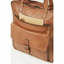 Fat Face Brown Windsor Leather Rucksack -FatFaceshop unnamed file 891
