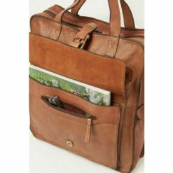 Fat Face Brown Windsor Leather Rucksack -FatFaceshop unnamed file 892