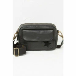Fat Face FatFace Oslo Star Black Camera Bag