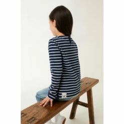 Fat Face Blue Breton Stripe T-Shirt -FatFaceshop unnamed file 95